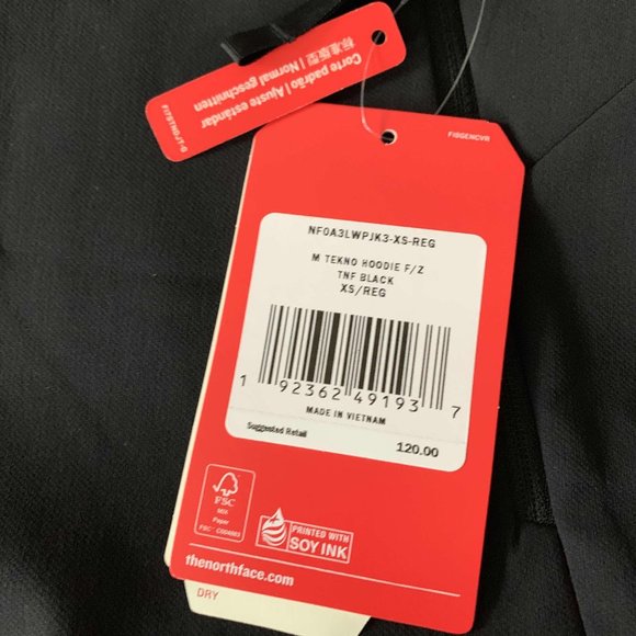 NWT $196 TNF Black Tekno Hoodie Men's XS sold out - Picture 8 of 9